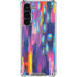 Kaleidoscope Brush Stroke by Etta Vee Galaxy S24 FE Clear Case